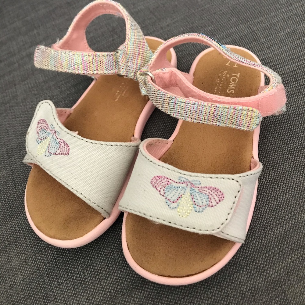 Butterfly sandals by Toms
